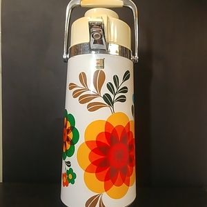 Sunrise Vacuum Pump Thermos Decanter Drink Dispens